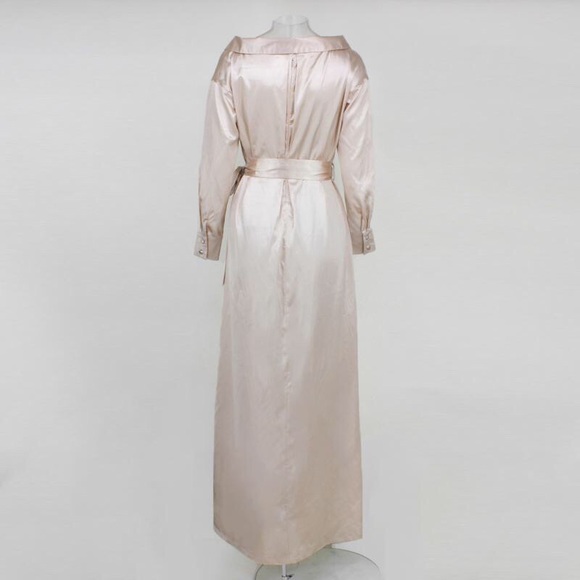 NEW! Silk Maxi Dress - Picture 6 of 8